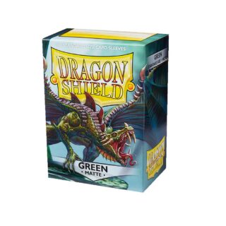 Dragon Shield - Matte Green (100 sleeves)