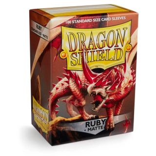Dragon Shield - Matte Ruby (100 sleeves)