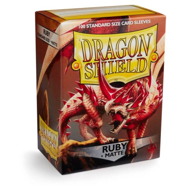 Dragon Shield - Matte Ruby (100 sleeves)