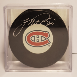 James Wisniewski Signed NHL Puck, Montreal, COA