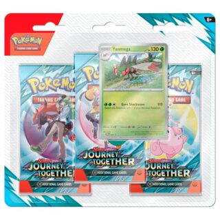 Pokémon, Scarlet & Violet 9: Journey Together, 3-pack blister, Yanmega (Max 1 per hushåll)