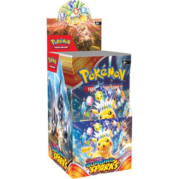 Pokémon, Scarlet & Violet 8: Surging Sparks, Halv Display / Halv Booster Box
