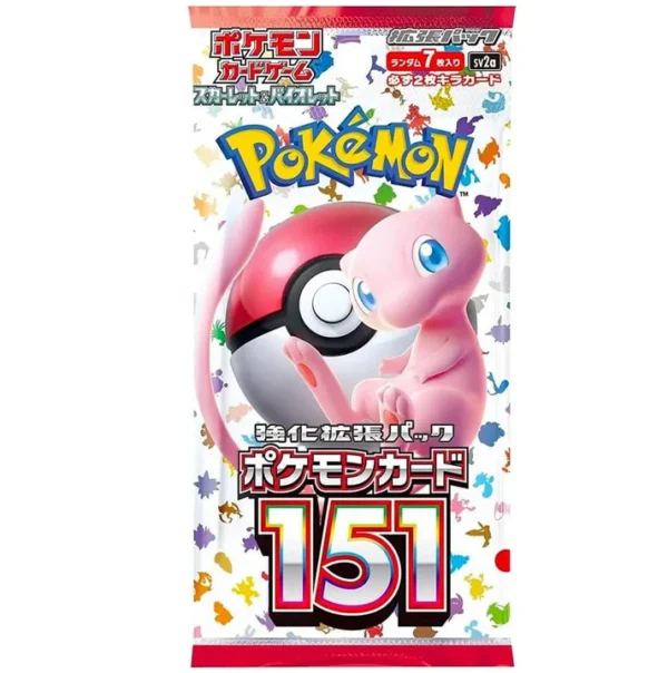 Pokémon, Scarlet & Violet: Pokemon 151 - sv2a, 1 booster pack (Japansk)