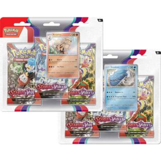 Pokémon, Scarlet & Violet: 3-pack blister x 2 (Arcanine + Dondozo)