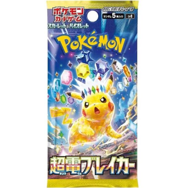 Pokémon, Scarlet & Violet: Super Electric Breaker - sv8, 1 booster pack (Japansk)