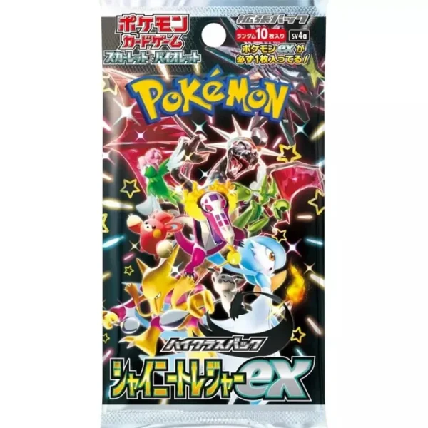 Pokémon, Scarlet & Violet: Shiny Treasure ex - sv4a, 1 booster pack (Japansk)
