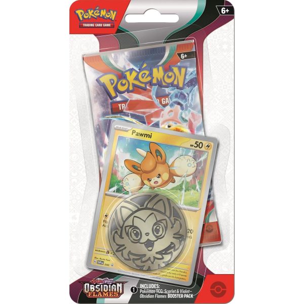 Pokémon, Scarlet & Violet 3: Obsidian Flames, Checklane blisterpack, Pawmi
