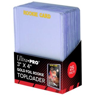 Toploaders. Rookie Gold, 25-pack, 35pt